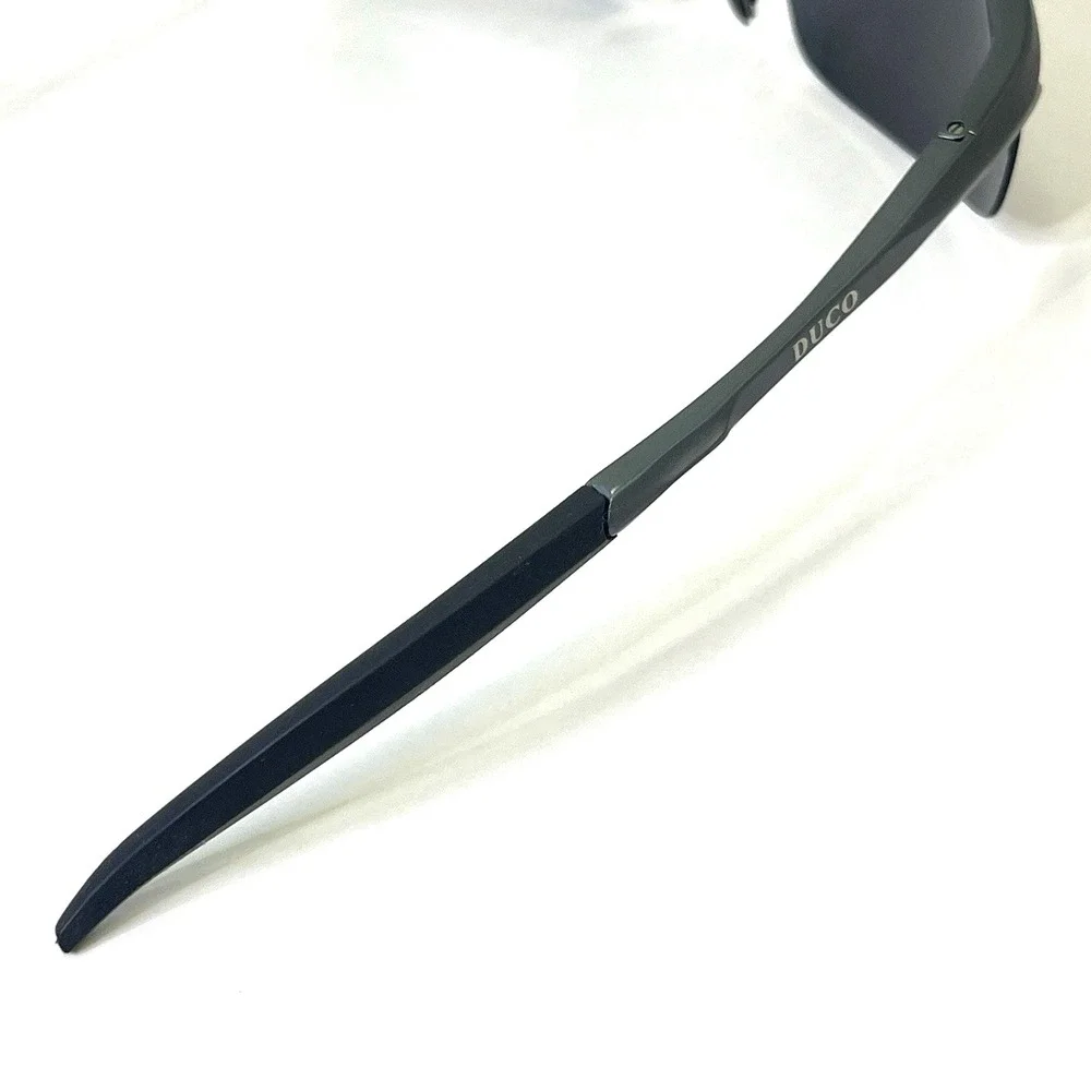 Duco DC8177S G1 Grey Polarized Sports Sunglasses– Wraparound